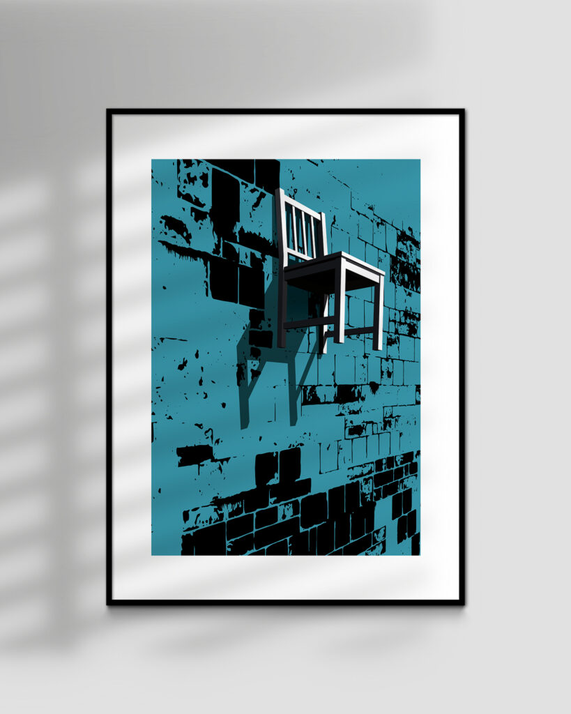 Forever Oasis music art print, based on the song Live Forever from Definitely Maybe